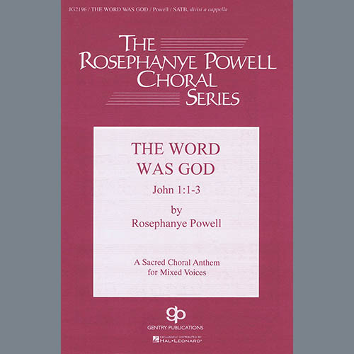 Rosephanye Powell The Word Was God profile picture