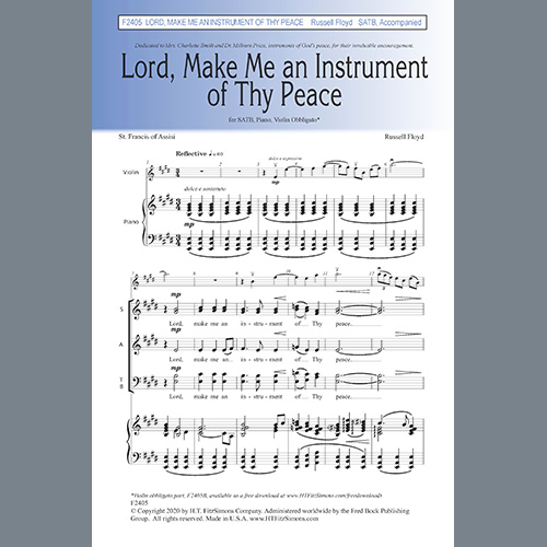 S. Russell Floyd, III Lord, Make Me An Instrument Of Thy Peace profile picture
