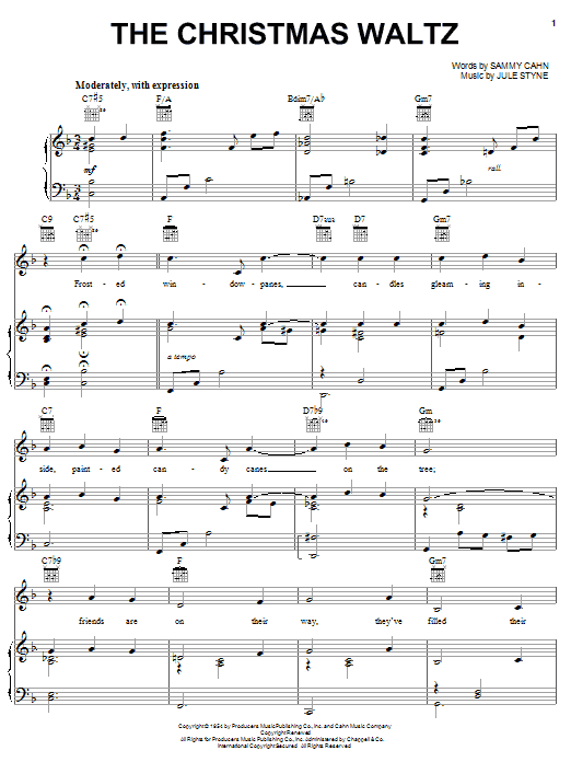 Learn to play Jule Styne The Christmas Waltz sheet music for Easy Guitar Tab in minutes. Jule Styne The Christmas Waltz sheet music preview music notes and score for Easy Guitar Tab including 2 page(s)