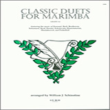 Download or print Schinstine Classic Duets For Marimba Sheet Music Printable PDF 13-page score for Unclassified / arranged Percussion Ensemble SKU: 124900.