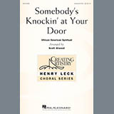 Download or print African-American Spiritual Somebody's Knockin' At Your Door (arr. Scott Atwood) Sheet Music Printable PDF 6-page score for Religious / arranged Unison Choral SKU: 178114