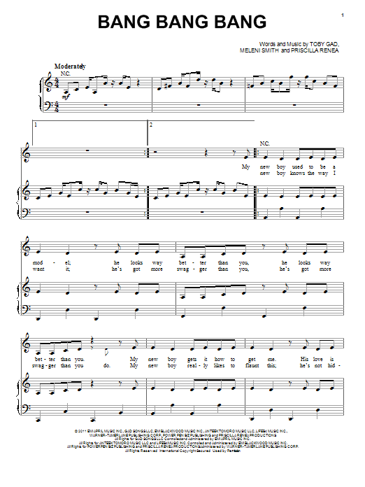 Learn to play Selena Gomez Bang Bang Bang sheet music for Piano, Vocal & Guitar (Right-Hand Melody) in minutes. Selena Gomez Bang Bang Bang sheet music preview music notes and score for Piano, Vocal & Guitar (Right-Hand Melody) including 6 page(s)