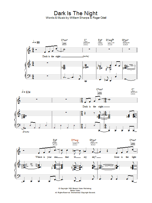 Learn to play Shakatak Dark Is The Night sheet music for Piano, Vocal & Guitar in minutes. Shakatak Dark Is The Night sheet music preview music notes and score for Piano, Vocal & Guitar including 7 page(s)