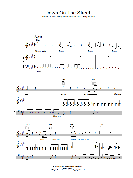 Learn to play Shakatak Down On The Street sheet music for Piano, Vocal & Guitar in minutes. Shakatak Down On The Street sheet music preview music notes and score for Piano, Vocal & Guitar including 5 page(s)