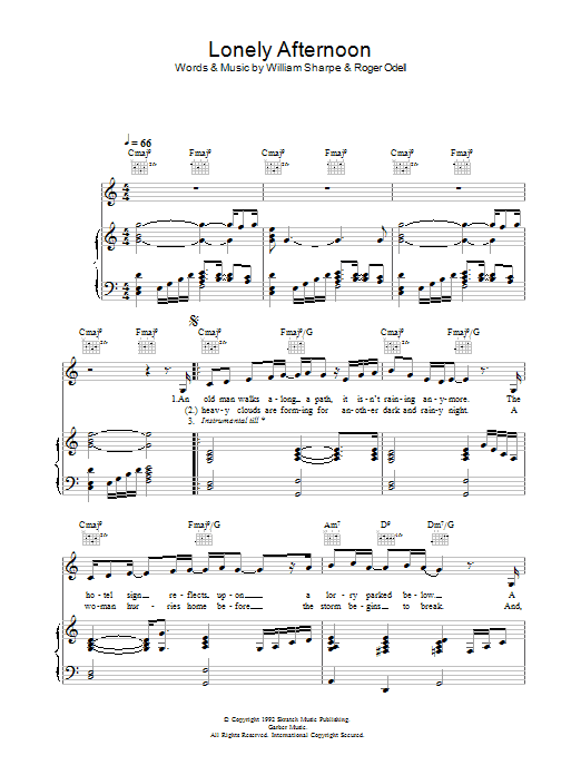 Learn to play Shakatak Lonely Afternoon sheet music for Piano, Vocal & Guitar in minutes. Shakatak Lonely Afternoon sheet music preview music notes and score for Piano, Vocal & Guitar including 4 page(s)
