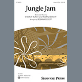 Download or print Sharon Burch and Rosana Eckert Jungle Jam Sheet Music Printable PDF 7-page score for Jazz / arranged Choir SKU: 1263967