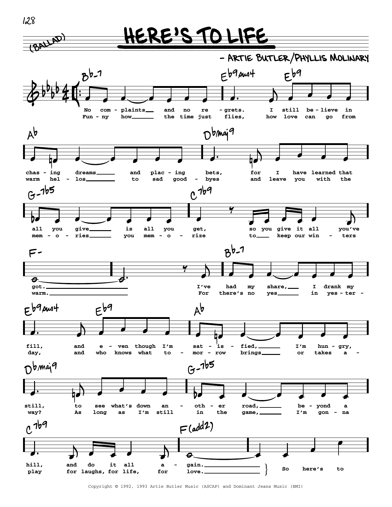 Learn to play Shirley Horn Here's To Life (High Voice) sheet music for Real Book – Melody, Lyrics & Chords in minutes. Shirley Horn Here's To Life (High Voice) sheet music preview music notes and score for Real Book – Melody, Lyrics & Chords including 2 page(s)