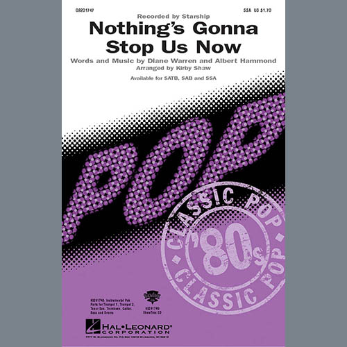 Starship Nothing's Gonna Stop Us Now (arr. Kirby Shaw) profile picture