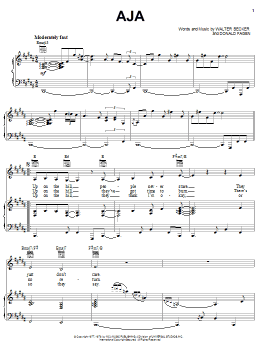 Learn to play Steely Dan Aja sheet music for Guitar Tab in minutes. Steely Dan Aja sheet music preview music notes and score for Guitar Tab including 2 page(s)