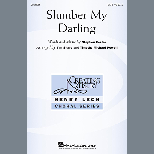 Stephen Foster Slumber My Darling (arr. Tim Sharp and Timothy Michael Powell) profile picture