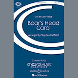 Download or print Stephen Hatfield The Boar's Head Carol Sheet Music Printable PDF 10-page score for Festival / arranged TTBB SKU: 177405