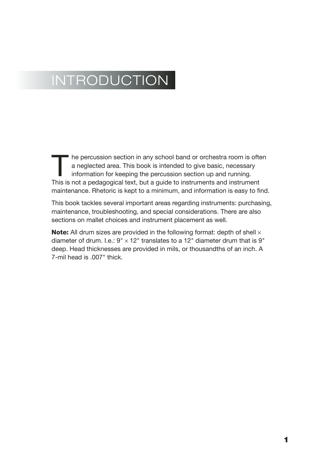 Stephen Primatic Percussion Instruments: Purchasing, Maintenance, Troubleshooting, and More sheet music, chords, lyrics - Printable PDF for Instrumental Method
