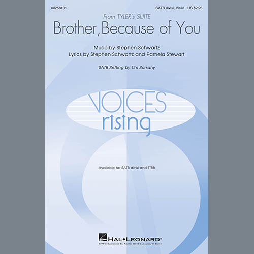 Stephen Schwartz Brother, Because Of You (from Tyler's Suite) (Arr. Sarsony) profile picture