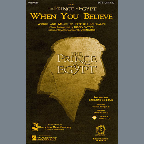 Stephen Schwartz When You Believe (from The Prince Of Egypt) (arr. Audrey Snyder) profile picture