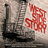 Download or print Stephen Sondheim & Leonard Bernstein Somewhere (from West Side Story 2021) Sheet Music Printable PDF 3-page score for Broadway / arranged Piano, Vocal & Guitar Chords (Right-Hand Melody) SKU: 540043