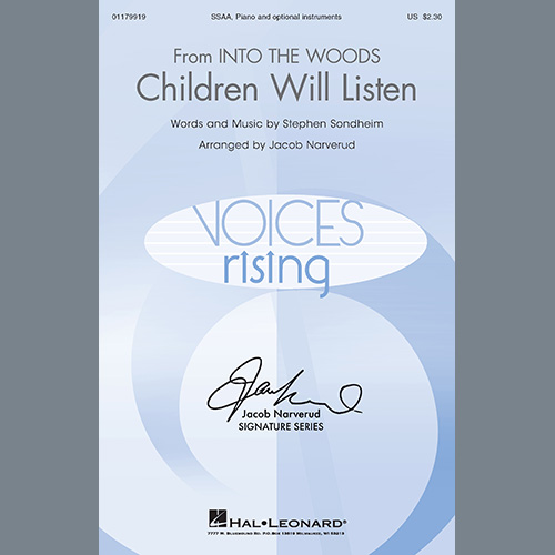 Stephen Sondheim Children Will Listen (from Into The Woods) (arr. Jacob Narverud) profile picture