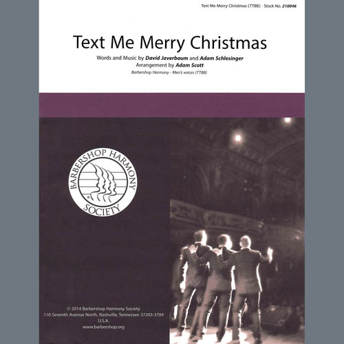 Straight No Chaser feat. Kristen Bell Text Me Merry Christmas (arr. Adam Scott) pictures Straight No Chaser feat. Kristen Bell Text Me Merry Christmas (arr. Adam Scott) profile picture