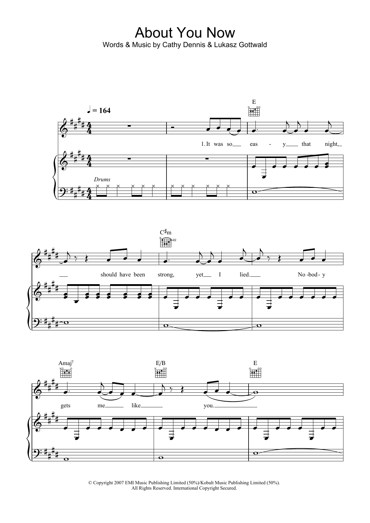 Learn to play Sugababes About You Now sheet music for Piano, Vocal & Guitar in minutes. Sugababes About You Now sheet music preview music notes and score for Piano, Vocal & Guitar including 7 page(s)