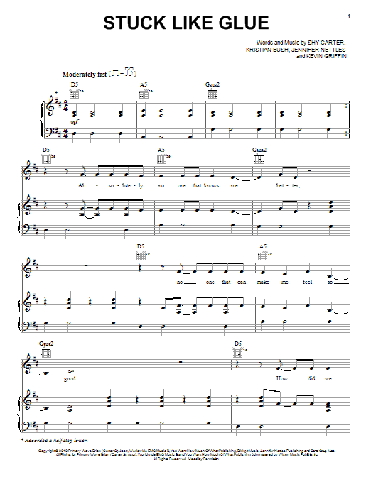 Learn to play Sugarland Stuck Like Glue sheet music for Easy Guitar Tab in minutes. Sugarland Stuck Like Glue sheet music preview music notes and score for Easy Guitar Tab including 5 page(s)