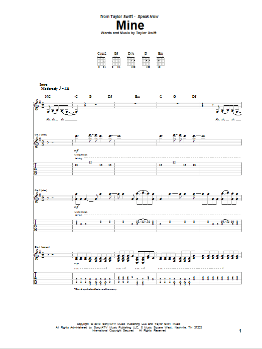 Learn to play Taylor Swift Mine sheet music for Ukulele in minutes. Taylor Swift Mine sheet music preview music notes and score for Ukulele including 5 page(s)