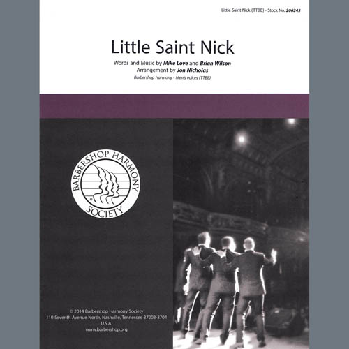 The Beach Boys Little Saint Nick (arr. Jon Nicholas) profile picture