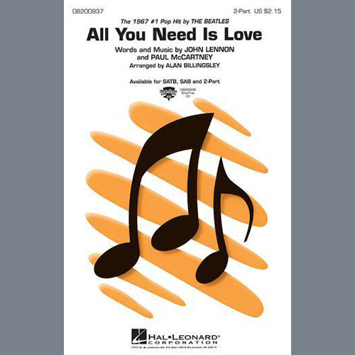 The Beatles All You Need Is Love (arr. Alan Billingsley) profile picture