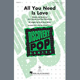 Download or print The Beatles All You Need Is Love (arr. Cristi Cari Miller) Sheet Music Printable PDF 10-page score for Pop / arranged 2-Part Choir SKU: 403874
