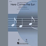 Download or print The Beatles Here Comes The Sun (arr. Paris Rutherford) Sheet Music Printable PDF 9-page score for Pop / arranged SATB Choir SKU: 1147157