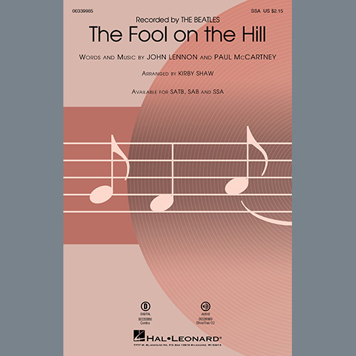 The Beatles The Fool On The Hill (arr. Kirby Shaw) profile picture
