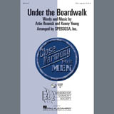Download or print The Drifters Under The Boardwalk (arr. SPEBSQSA, Inc.) Sheet Music Printable PDF 5-page score for Barbershop / arranged SSA Choir SKU: 450575