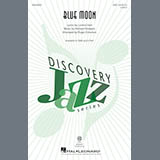 Download or print Roger Emerson Blue Moon Sheet Music Printable PDF 6-page score for Pop / arranged SAB SKU: 177402