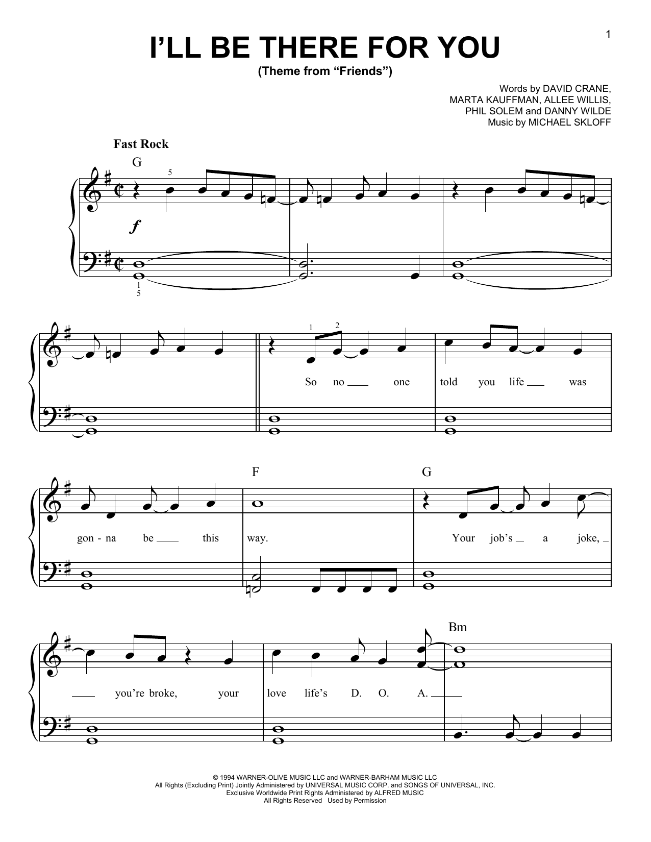 The Rembrandts I'll Be There For You (Theme From 