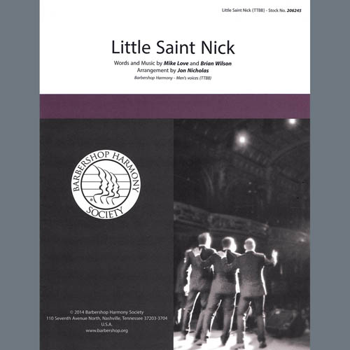 The Beach Boys Little Saint Nick (arr. Jon Nicholas) pictures The Beach Boys Little Saint Nick (arr. Jon Nicholas) profile picture
