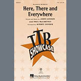 Download or print The Beatles Here, There And Everywhere (arr. Audrey Snyder) Sheet Music Printable PDF 7-page score for Pop / arranged TTB Choir SKU: 539831.