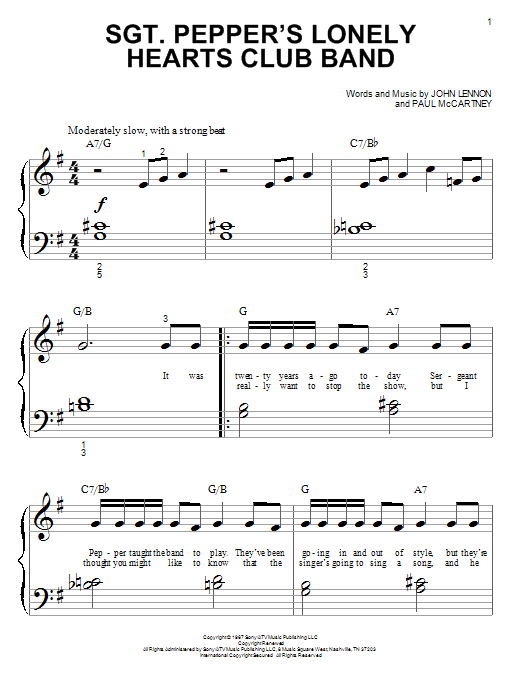Learn to play The Beatles Sgt. Pepper's Lonely Hearts Club Band sheet music for Bass Guitar Tab in minutes. The Beatles Sgt. Pepper's Lonely Hearts Club Band sheet music preview music notes and score for Bass Guitar Tab including 4 page(s)