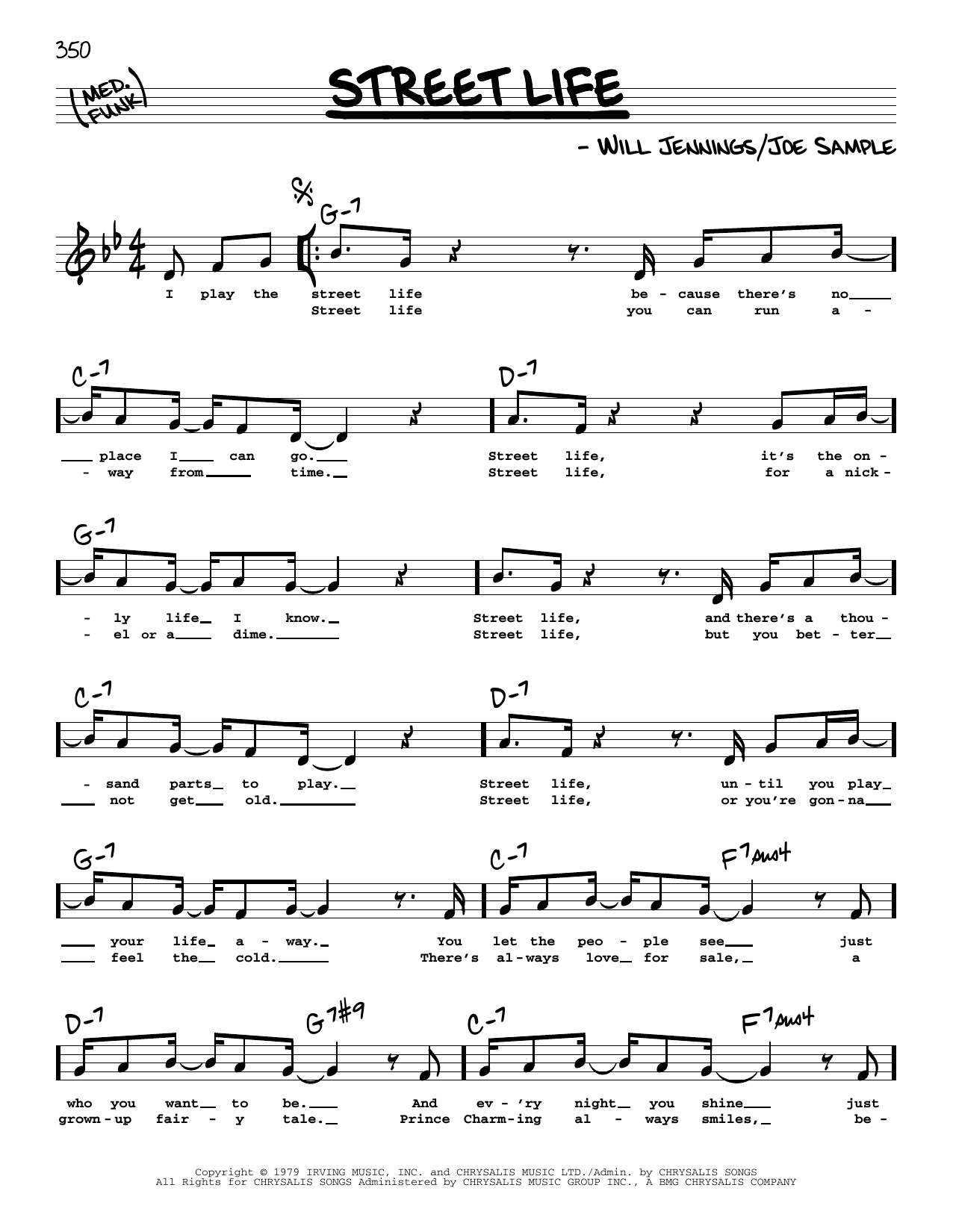 Learn to play The Crusaders Street Life (High Voice) sheet music for Real Book – Melody, Lyrics & Chords in minutes. The Crusaders Street Life (High Voice) sheet music preview music notes and score for Real Book – Melody, Lyrics & Chords including 2 page(s)
