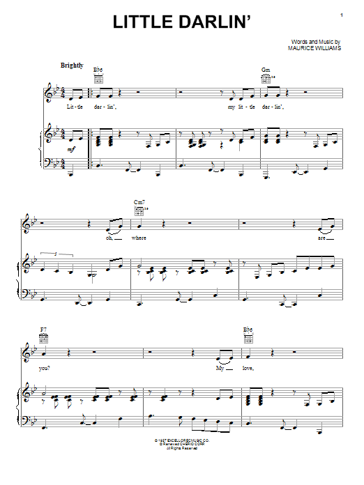 Learn to play The Diamonds Little Darlin' sheet music for E-Z Play Today in minutes. The Diamonds Little Darlin' sheet music preview music notes and score for E-Z Play Today including 2 page(s)