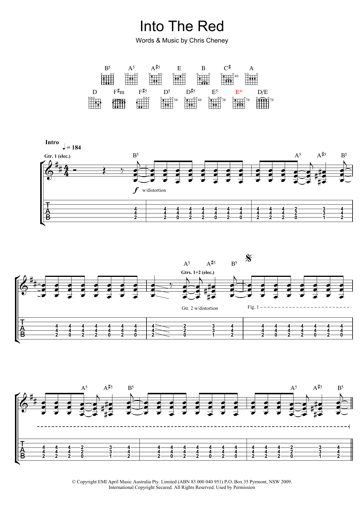 Learn to play The Living End Into The Red sheet music for Guitar Tab in minutes. The Living End Into The Red sheet music preview music notes and score for Guitar Tab including 7 page(s)