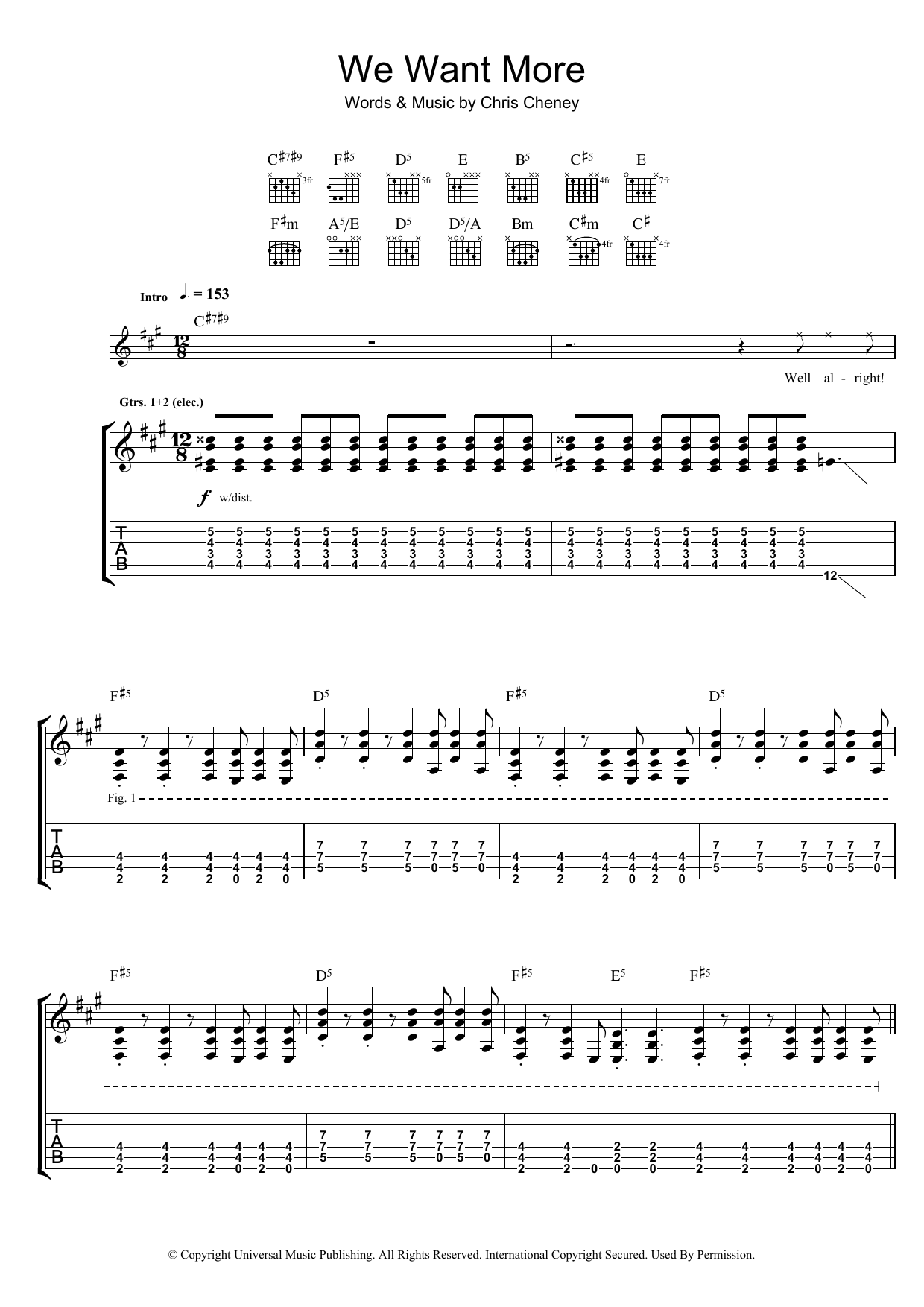 Learn to play The Living End We Want More sheet music for Guitar Tab in minutes. The Living End We Want More sheet music preview music notes and score for Guitar Tab including 7 page(s)