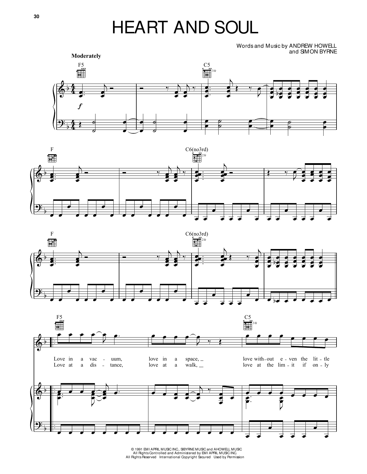 Learn to play The Monkees Heart And Soul sheet music for Piano, Vocal & Guitar (Right-Hand Melody) in minutes. The Monkees Heart And Soul sheet music preview music notes and score for Piano, Vocal & Guitar (Right-Hand Melody) including 6 page(s)