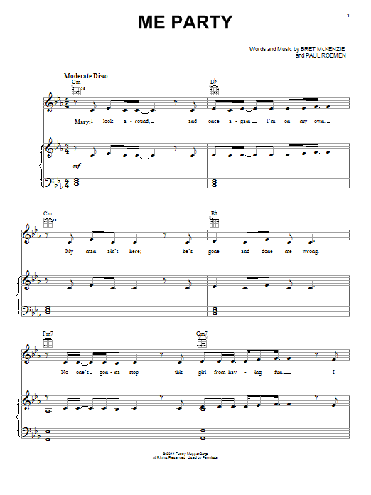 Learn to play The Muppets Me Party sheet music for Piano, Vocal & Guitar (Right-Hand Melody) in minutes. The Muppets Me Party sheet music preview music notes and score for Piano, Vocal & Guitar (Right-Hand Melody) including 7 page(s)