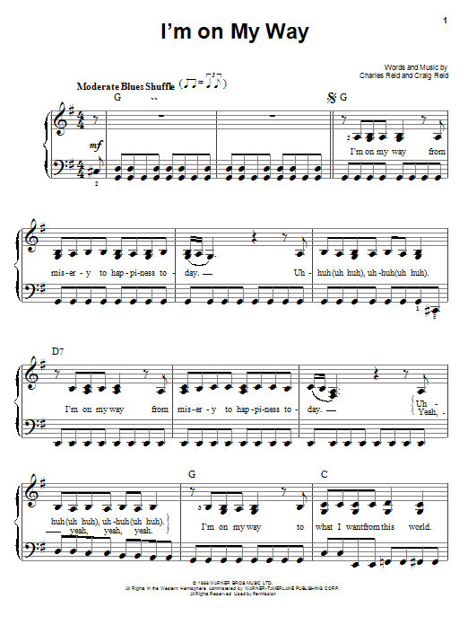 Learn to play The Proclaimers I'm On My Way sheet music for Easy Piano in minutes. The Proclaimers I'm On My Way sheet music preview music notes and score for Easy Piano including 4 page(s)