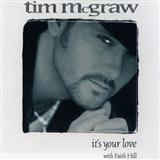 Download or print Tim McGraw with Faith Hill It's Your Love Sheet Music Printable PDF 6-page score for Pop / arranged Piano, Vocal & Guitar (Right-Hand Melody) SKU: 53609