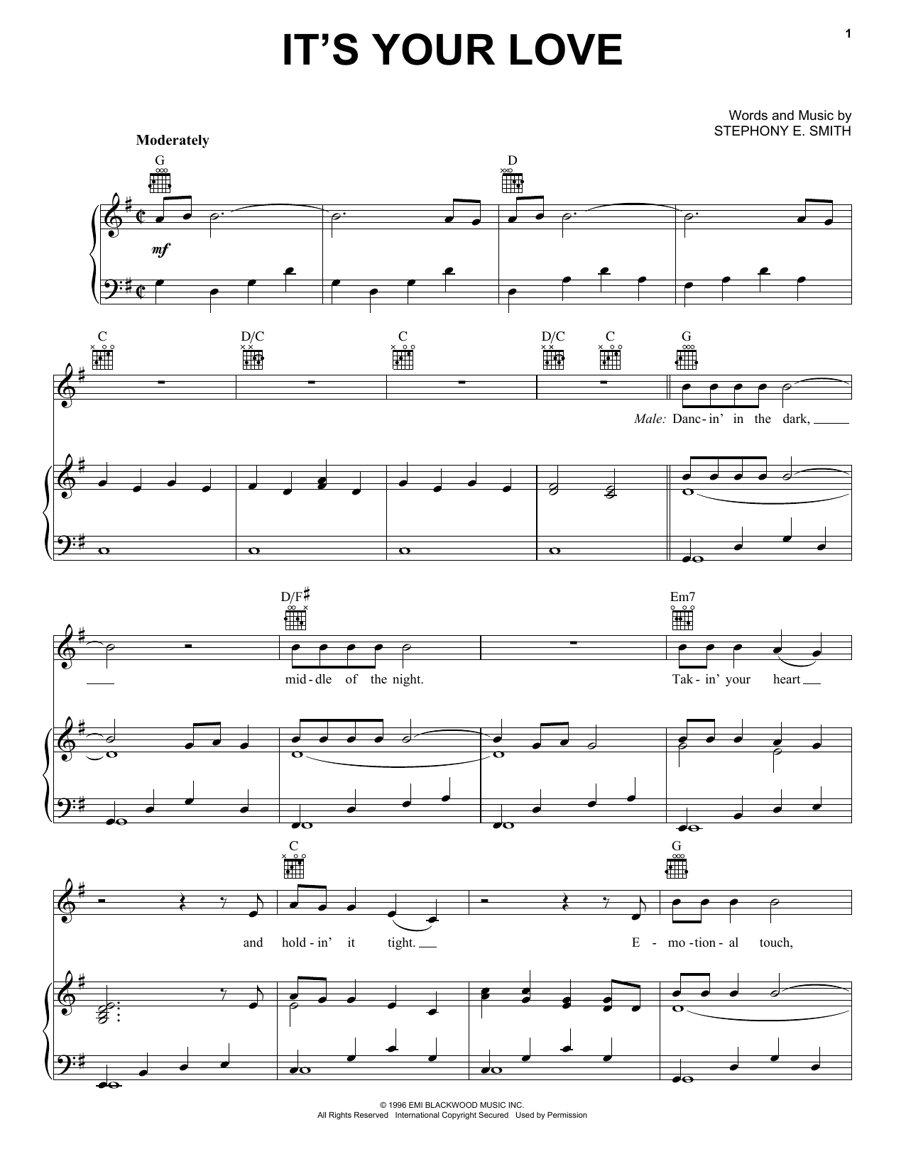 Learn to play Tim McGraw with Faith Hill It's Your Love sheet music for Lyrics & Chords in minutes. Tim McGraw with Faith Hill It's Your Love sheet music preview music notes and score for Lyrics & Chords including 4 page(s)