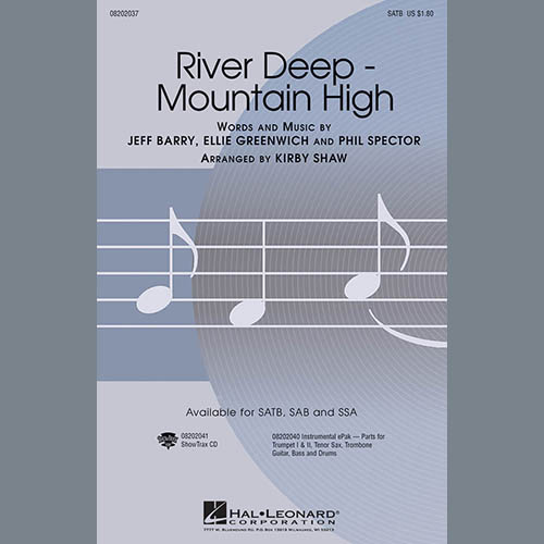 Tina Turner River Deep - Mountain High (arr. Kirby Shaw) profile picture