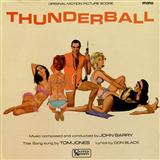 Download or print Tom Jones Thunderball (theme from the James Bond film) Sheet Music Printable PDF 4-page score for Pop / arranged Piano, Vocal & Guitar (Right-Hand Melody) SKU: 15533