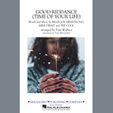 Download or print Tom Wallace Good Riddance (Time of Your Life) - Full Score Sheet Music Printable PDF 4-page score for Alternative / arranged Marching Band SKU: 366921