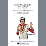 Download or print Tom Wallace Love Never Felt So Good - Bass Drums Sheet Music Printable PDF 1-page score for Pop / arranged Marching Band SKU: 378719