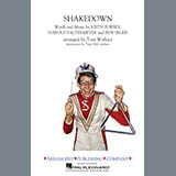 Download or print Tom Wallace Shakedown - Flute 1 Sheet Music Printable PDF 1-page score for Pop / arranged Marching Band SKU: 379049