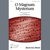 Download or print Tomas Luis De Victoria O Magnum Mysterium (arr. Russell Robinson) Sheet Music Printable PDF 7-page score for Concert / arranged SSA Choir SKU: 1265911